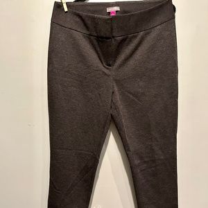 Vince Camuto Stretch Cotton Blend Ankle Pants In Dark Gray Size 8